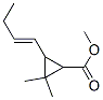 3-(1-Butenyl)-2,2-dimethylcyclo-propanoic acid methyl ether Structure,52314-69-9Structure