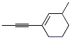 Cyclohexene,3-methyl-1-(1-propynyl)-(9ci) Structure,52326-77-9Structure