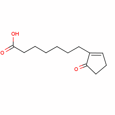 5-氧代-1-环戊烯-1-庚酸结构式_5239-43-0结构式