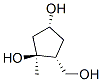 (1s,3r,5r)-(9ci)-5-(羟基甲基)-1-甲基-1,3-环戊烷二醇结构式_524011-36-7结构式