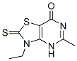 (9CI)-3-乙基-2,3-二氢-5-甲基-2-硫氧代-噻唑并[4,5-d]嘧啶-7(4H)-酮结构式_524037-07-8结构式