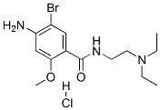 4-氨基-5-溴-N-[2-(二乙氨基)乙基]-2-甲氧基苯甲酰胺盐酸盐结构式_52423-56-0结构式