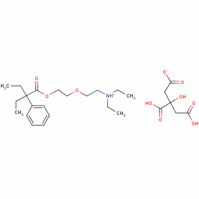 Oxeladin hydrogen citrate Structure,52432-72-1Structure