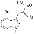 (S)-2-amino-3-(4-bromo-1h-indol-3-yl)propanoicacid Structure,52448-16-5Structure