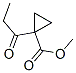 Cyclopropanecarboxylic acid,1-(1-oxopropyl)-,methyl ester (9ci) Structure,524735-87-3Structure