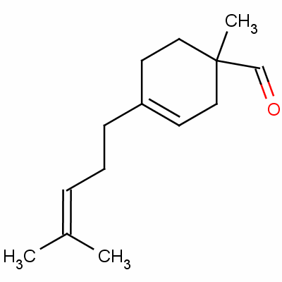 1-Methyl-4-(4-methyl-3-pentenyl)cyclohex-3-ene-1-carbaldehyde Structure,52475-86-2Structure