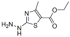 2-Hydrazino-4-methyl-thiazole-5-carboxylic acid ethyl ester Structure,52481-66-0Structure