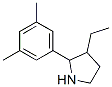 (9CI)-2-(3,5-二甲基苯基)-3-乙基-吡咯烷结构式_524918-50-1结构式