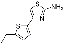 4-(5-Ethyl-thiophen-2-yl)-thiazol-2-ylamine Structure,524932-70-5Structure