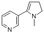 3-(4,5-Dihydro-1-methyl-1h-pyrrol-2-yl)pyridine Structure,525-74-6Structure