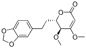 (5S,6s)-6-[2-(1,3-benzodioxol-5-yl)ethyl ]-5,6-dihydro-4,5-dimethoxy-2h-pyran-2-one Structure,52526-02-0Structure