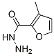 2-Furancarboxylicacid,3-methyl-,hydrazide(9ci) Structure,52541-78-3Structure