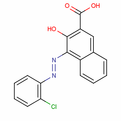 4-[(2-Chlorophenyl)azo]-3-hydroxy-2-naphthoic acid Structure,52549-90-3Structure