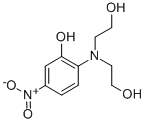 2-[Bis(2-hydroxyethyl)amino]-5-nitrophenol Structure,52551-67-4Structure