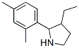 (9CI)-2-(2,4-二甲基苯基)-3-乙基-吡咯烷结构式_525537-35-3结构式