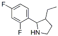 (9CI)-2-(2,4-二氟苯基)-3-乙基-吡咯烷结构式_525537-88-6结构式