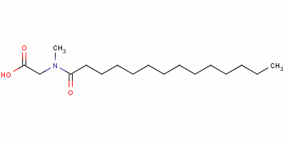 N-(1-oxotetradecyl)sarcosine Structure,52558-73-3Structure