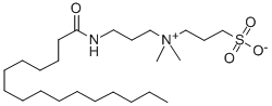 3-[N,n-dimethyl(3-palmitoylaminopropyl)ammonio]-propanesulfonate Structure,52562-29-5Structure