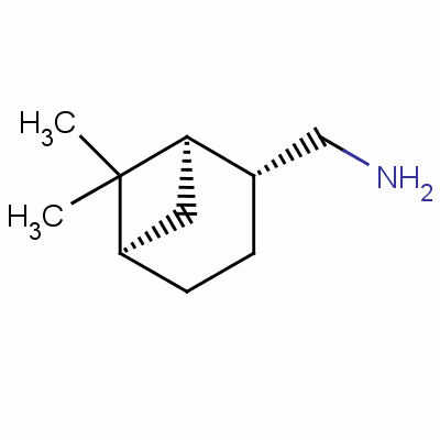 (1a,2a,5a)-6,6-二甲基-双环[3.1.1]庚烷-2-甲胺结构式_52580-60-6结构式