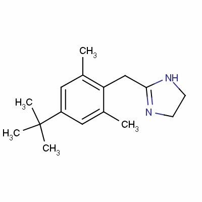 2-(4-Tert-butyl-2,6-dimethyl-benzyl)-4,5-dihydro-1h-imidazole Structure,526-36-3Structure