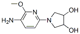 3,4-Pyrrolidinediol ,1-(5-amino-6-methoxy-2-pyridinyl)-(9ci) Structure,526188-87-4Structure