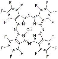 1,2,3,4,8,9,10,11,15,16,17,18,22,23,24,25-十六氟-29H,31H-酞菁钴(II)结构式_52629-20-6结构式