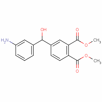 Dimethyl 4-[(3-aminophenyl)hydroxymethyl ]phthalate Structure,52656-24-3Structure