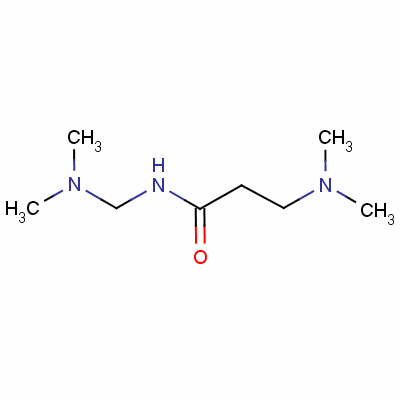 3-(二甲基氨基)-n-[(二甲基氨基)甲基]丙酰胺结构式_52657-30-4结构式