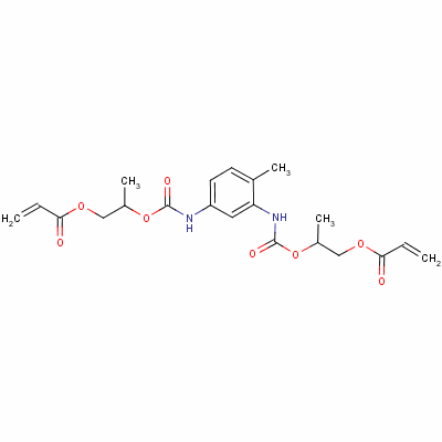 (4-Methyl-1,3-phenylene)bis[iminocarbonyloxy(2-methyl-2,1-ethanediyl)] diacrylate Structure,52723-96-3Structure