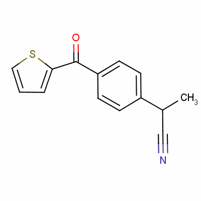 2-[4-(Thien-2-ylcarbonyl)phenyl ]propiononitrile Structure,52779-85-8Structure