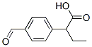 Benzeneacetic acid,-alpha--ethyl-4-formyl-(9ci) Structure,52787-35-6Structure