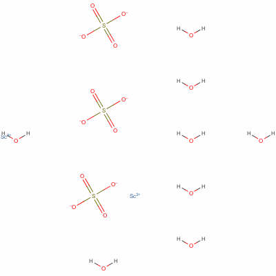 Scandium(iii) sulfate octahydrate Structure,52788-54-2Structure