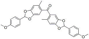 4-Methoxyphenyl (6-methyl-1,3-benzodioxol-5-yl) ketone Structure,52806-35-6Structure