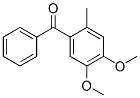 4,5-Dimethoxy-2-methylbenzophenone Structure,52806-39-0Structure