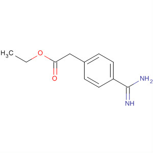 (4-Carbamimidoyl-phenyl)-acetic acid ethyl ester Structure,52820-42-5Structure