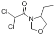 Oxazolidine,3-(dichloroacetyl)-4-ethyl-(9ci) Structure,52836-86-9Structure