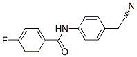 Benzamide,n-[4-(cyanomethyl)phenyl ]-4-fluoro-(9ci) Structure,528534-17-0Structure