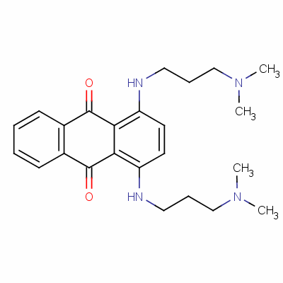 1,4-Bis[[3-(dimethylamino)propyl ]amino]anthraquinone Structure,52869-33-7Structure