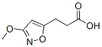 3-(3-Methoxy-5-isoxazolyl)propanoic acid Structure,52898-06-3Structure