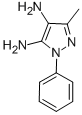 3-Methyl-1-phenyl-1h-pyrazole-4,5-diamine Structure,52943-88-1Structure