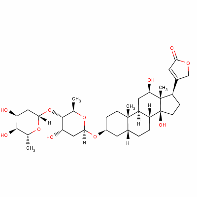 Digoxigenin bis-digitoxiside Structure,5297-05-2Structure