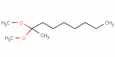 2,2-二甲氧基壬烷结构式_52972-16-4结构式