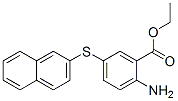 Ethyl 2-amino-5-[2-naphthylthio]benzoate Structure,52979-20-1Structure