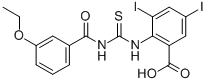 2-[[[(3-Ethoxybenzoyl)amino]thioxomethyl ]amino]-3,5-diiodo-benzoic acid Structure,530127-31-2Structure