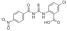 5-Chloro-2-[[[(4-nitrobenzoyl)amino]thioxomethyl ]amino]-benzoic acid Structure,530133-81-4Structure