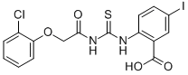 2-[[[[(2-Chlorophenoxy)acetyl ]amino]thioxomethyl ]amino]-5-iodo-benzoic acid Structure,530137-69-0Structure