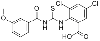 3,5-Dichloro-2-[[[(3-methoxybenzoyl)amino]thioxomethyl ]amino]-benzoic acid Structure,530141-08-3Structure