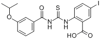 5-Iodo-2-[[[[3-(1-methylethoxy)benzoyl ]amino]thioxomethyl ]amino]-benzoic acid Structure,530148-49-3Structure