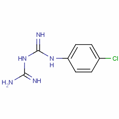 1-(4-氯苯基)双胍结构式_5304-59-6结构式