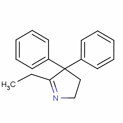 5-Ethyl-3,4-dihydro-4,4-diphenyl-2h-pyrrole Structure,53067-74-6Structure